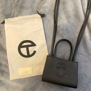 Telfar Small Shopping Bag in Black